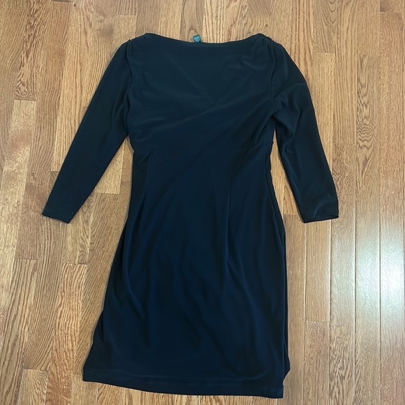 Ralph Lauren Women’s Black Mid Sleeve Dress Size 6 - Picture 2 of 3